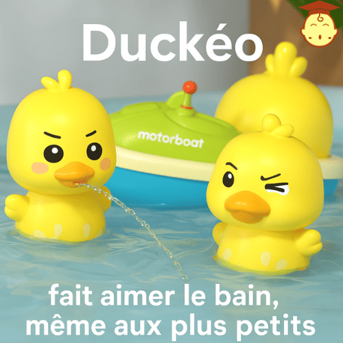 Jouet de bain interactif bébé | Duckéo