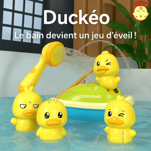 Jouet de bain interactif bébé | Duckéo