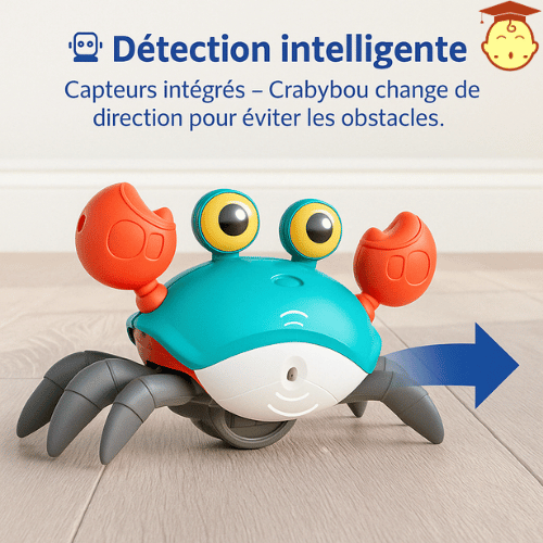Jouet d'éveil interactif | Crabybou