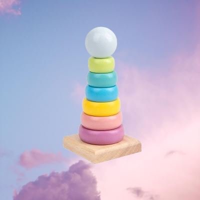 Jouet Montessori Bois - WoodenToys™ - Tour Macaron - KID EVEIL