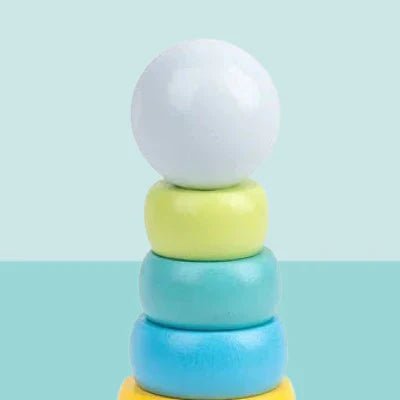 Jouet Montessori Bois - WoodenToys™ - Tour Macaron - KID EVEIL