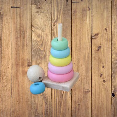 Jouet Montessori Bois - WoodenToys™ - Tour Macaron - KID EVEIL