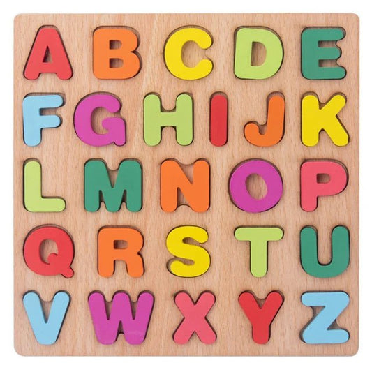 Puzzle Alphabet Bois - MontessoriToys™ - Alphabet - KID EVEIL